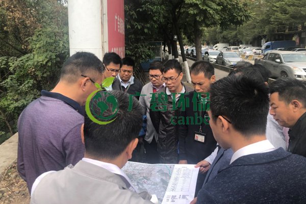 大良街道、順控環保水務等領導到金陡涌黑臭水體治理現場視察工作(圖4)